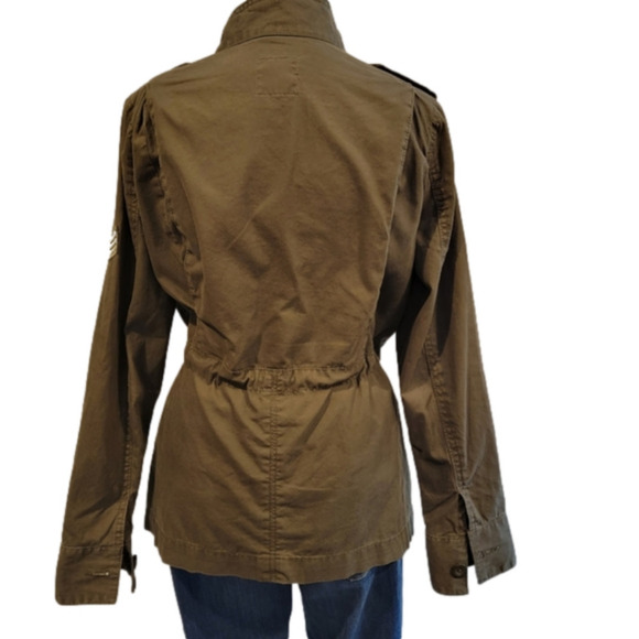 OLD Navy Military Field Style Army Green Jacket Size S - Picture 4 of 16